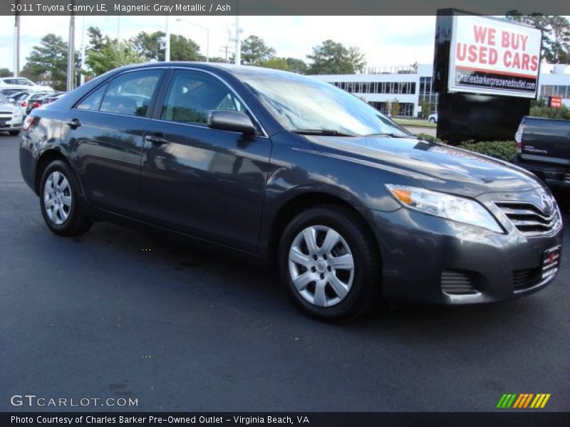 Magnetic Gray Metallic / Ash 2011 Toyota Camry LE