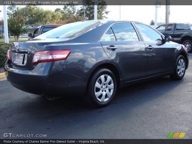 Magnetic Gray Metallic / Ash 2011 Toyota Camry LE