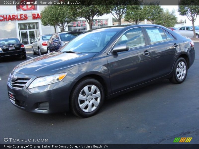 Magnetic Gray Metallic / Ash 2011 Toyota Camry LE