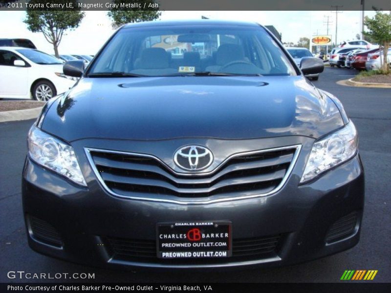 Magnetic Gray Metallic / Ash 2011 Toyota Camry LE