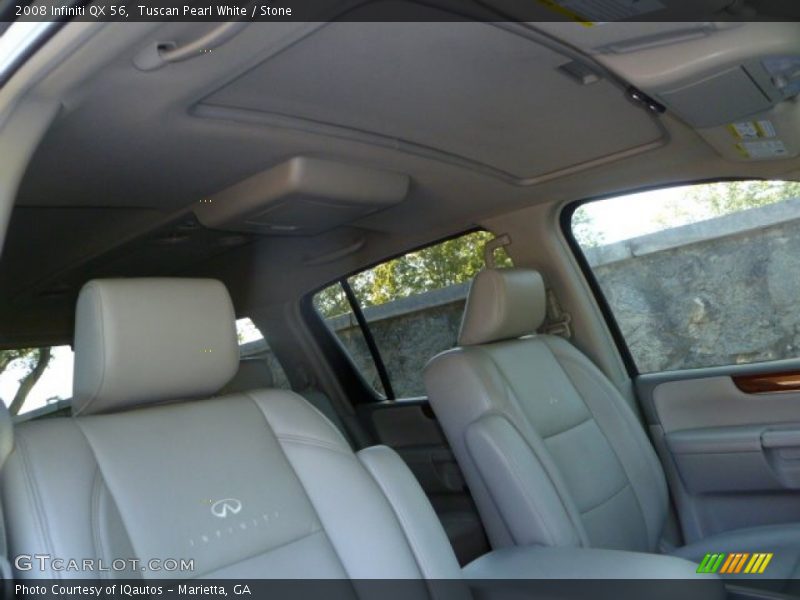 Tuscan Pearl White / Stone 2008 Infiniti QX 56