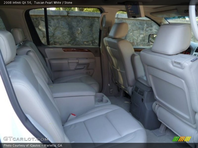 Tuscan Pearl White / Stone 2008 Infiniti QX 56