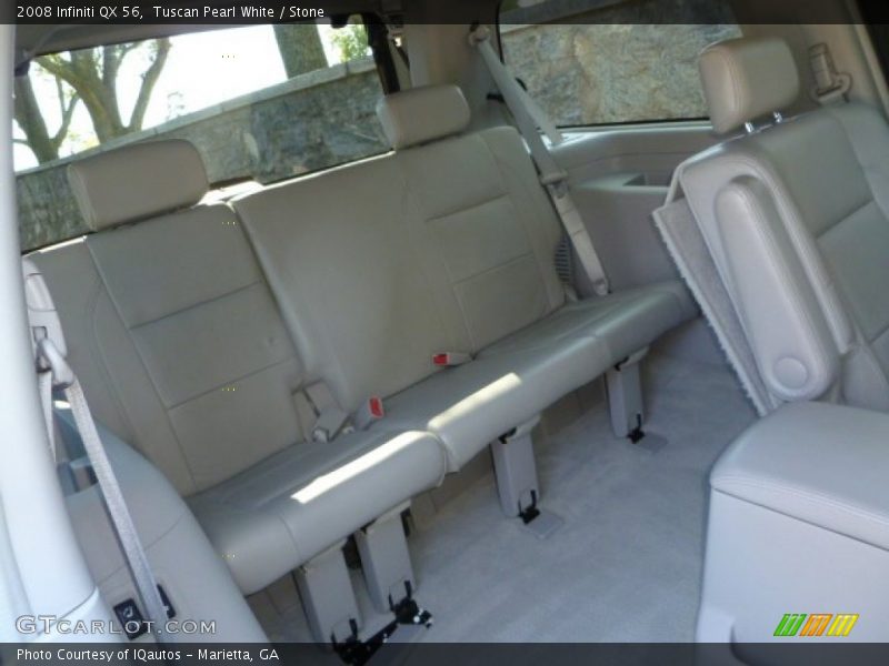 Tuscan Pearl White / Stone 2008 Infiniti QX 56