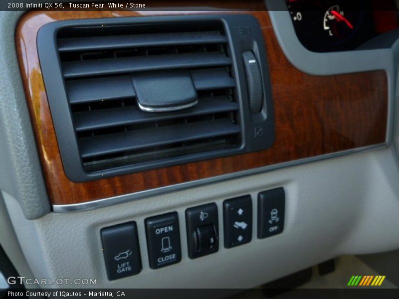 Tuscan Pearl White / Stone 2008 Infiniti QX 56