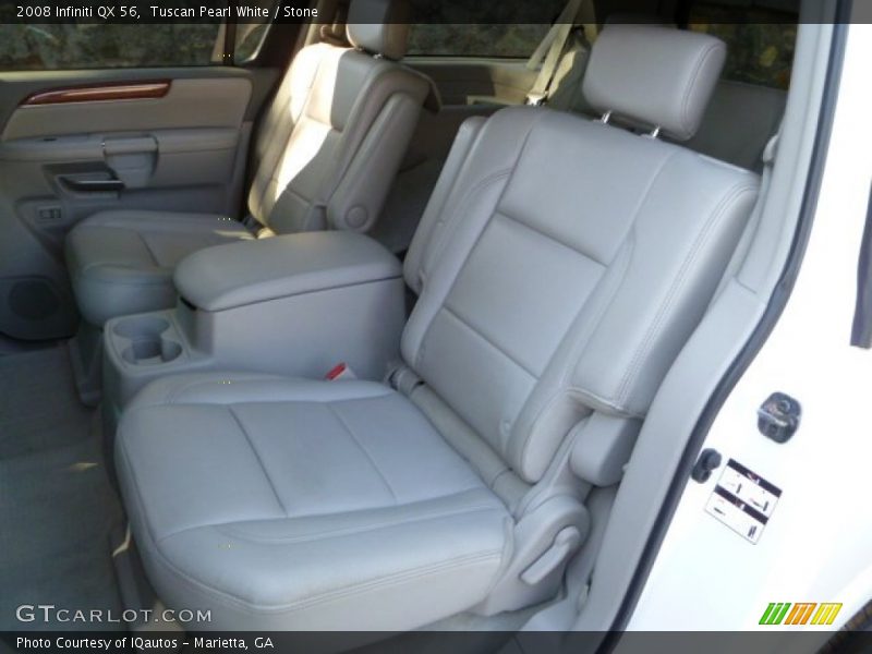 Tuscan Pearl White / Stone 2008 Infiniti QX 56