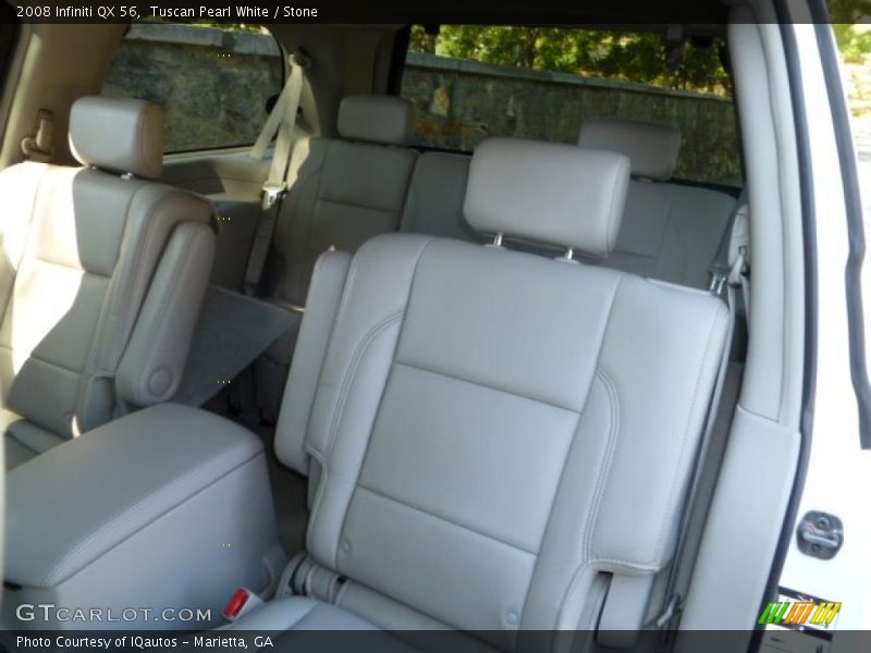 Tuscan Pearl White / Stone 2008 Infiniti QX 56