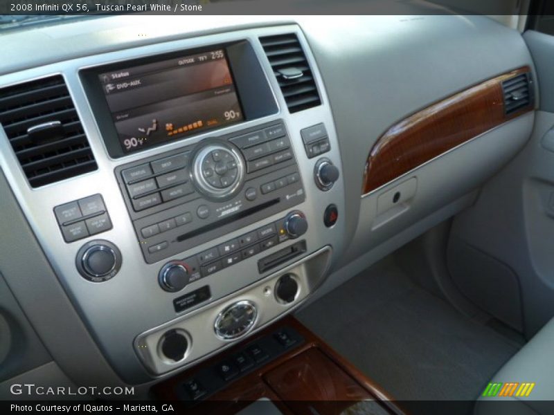 Tuscan Pearl White / Stone 2008 Infiniti QX 56