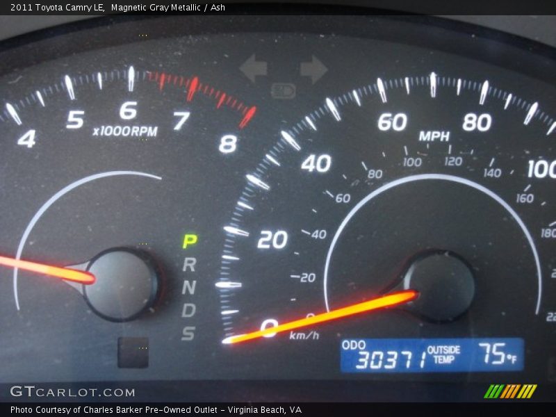 Magnetic Gray Metallic / Ash 2011 Toyota Camry LE