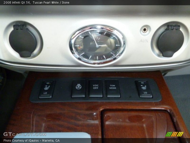 Tuscan Pearl White / Stone 2008 Infiniti QX 56