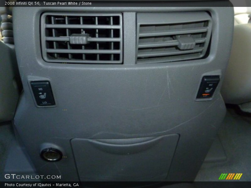 Tuscan Pearl White / Stone 2008 Infiniti QX 56
