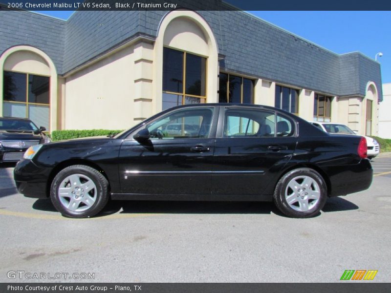 Black / Titanium Gray 2006 Chevrolet Malibu LT V6 Sedan