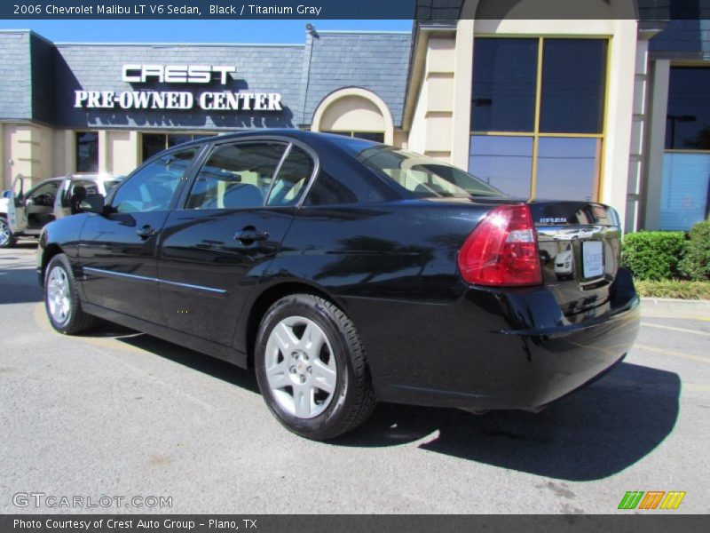 Black / Titanium Gray 2006 Chevrolet Malibu LT V6 Sedan