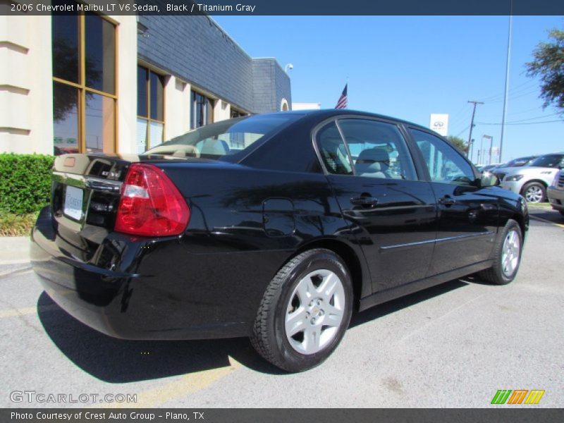 Black / Titanium Gray 2006 Chevrolet Malibu LT V6 Sedan