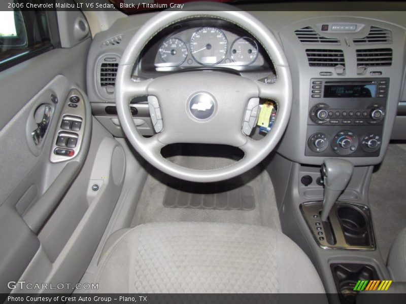 Black / Titanium Gray 2006 Chevrolet Malibu LT V6 Sedan
