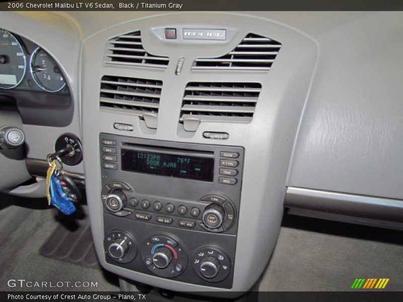 Black / Titanium Gray 2006 Chevrolet Malibu LT V6 Sedan