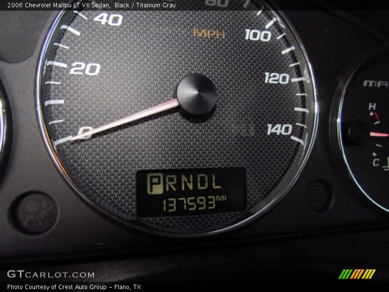 Black / Titanium Gray 2006 Chevrolet Malibu LT V6 Sedan
