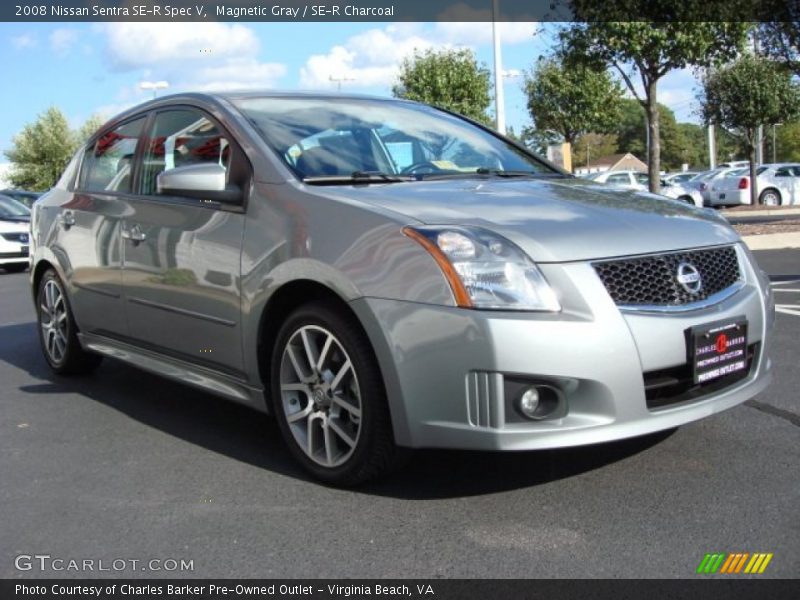 Magnetic Gray / SE-R Charcoal 2008 Nissan Sentra SE-R Spec V