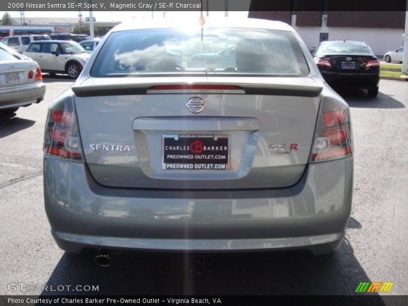 Magnetic Gray / SE-R Charcoal 2008 Nissan Sentra SE-R Spec V