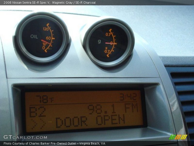 Magnetic Gray / SE-R Charcoal 2008 Nissan Sentra SE-R Spec V