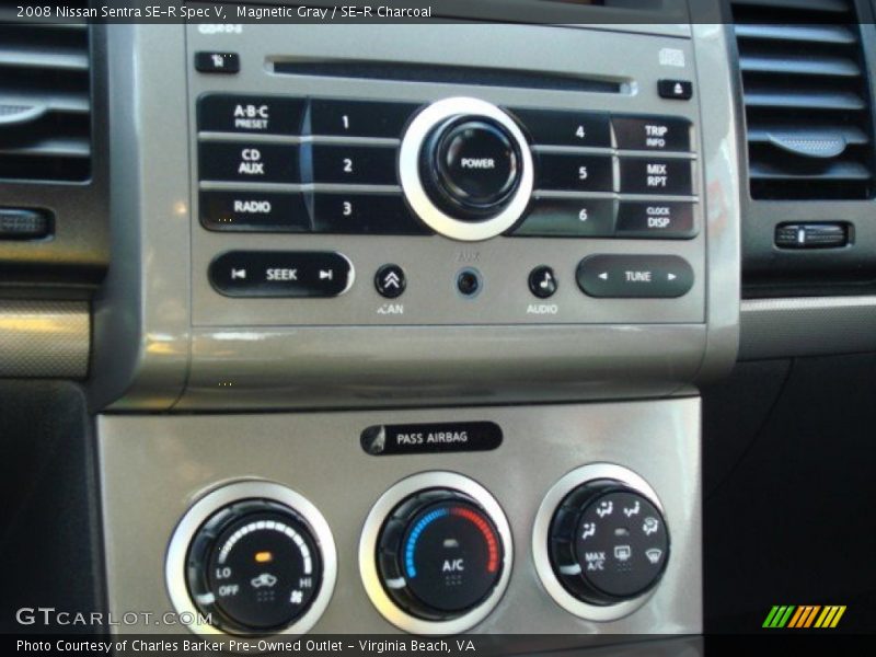 Magnetic Gray / SE-R Charcoal 2008 Nissan Sentra SE-R Spec V