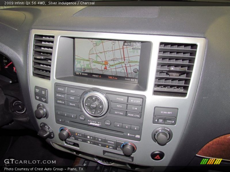 Silver Indulgence / Charcoal 2009 Infiniti QX 56 4WD