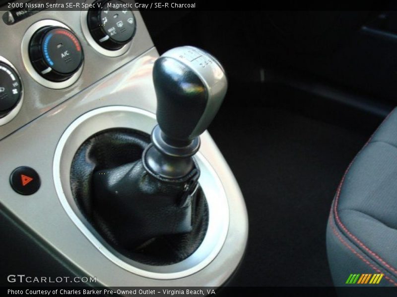 Magnetic Gray / SE-R Charcoal 2008 Nissan Sentra SE-R Spec V
