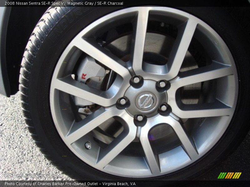 Magnetic Gray / SE-R Charcoal 2008 Nissan Sentra SE-R Spec V