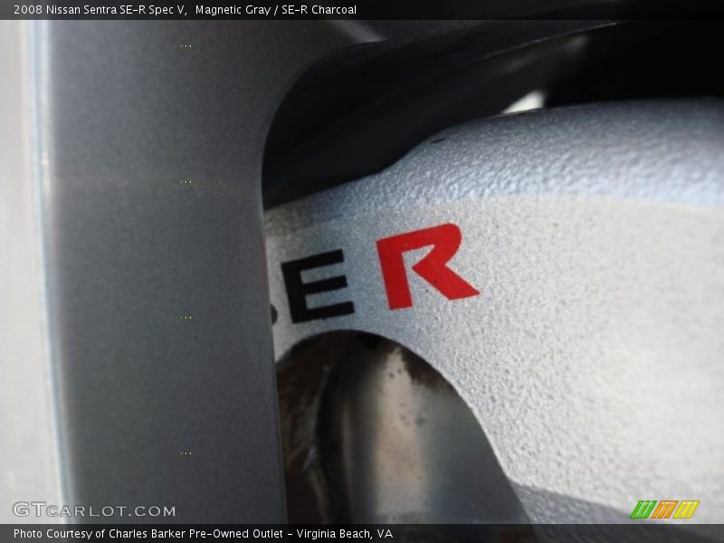 Magnetic Gray / SE-R Charcoal 2008 Nissan Sentra SE-R Spec V