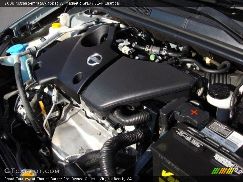 Magnetic Gray / SE-R Charcoal 2008 Nissan Sentra SE-R Spec V