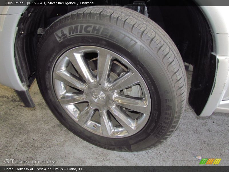 Silver Indulgence / Charcoal 2009 Infiniti QX 56 4WD