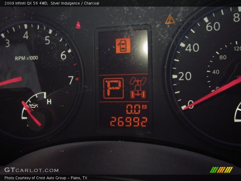 Silver Indulgence / Charcoal 2009 Infiniti QX 56 4WD
