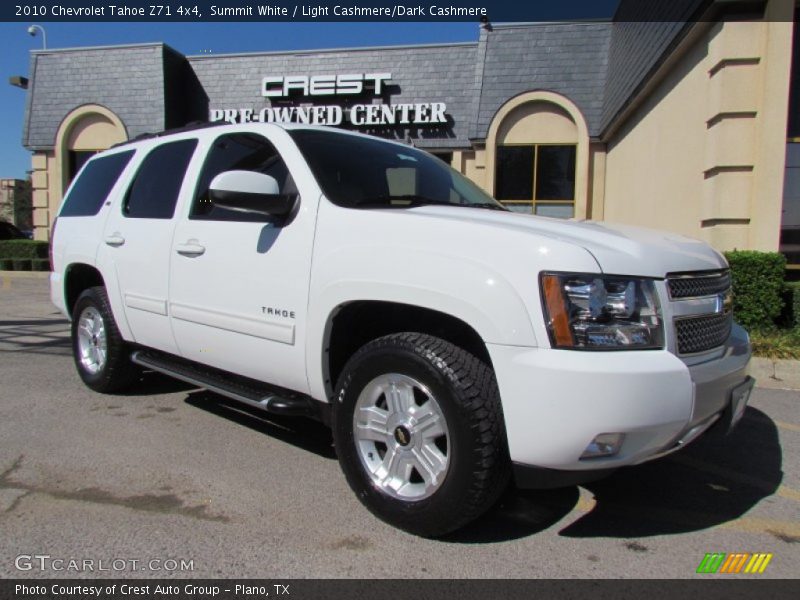 Summit White / Light Cashmere/Dark Cashmere 2010 Chevrolet Tahoe Z71 4x4