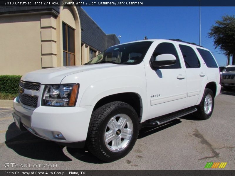Summit White / Light Cashmere/Dark Cashmere 2010 Chevrolet Tahoe Z71 4x4