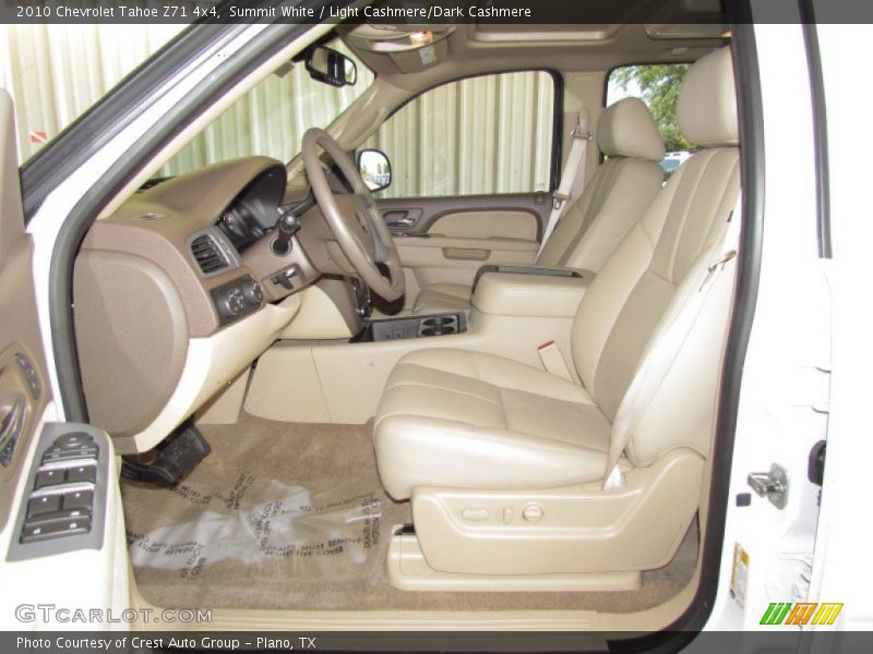 Summit White / Light Cashmere/Dark Cashmere 2010 Chevrolet Tahoe Z71 4x4