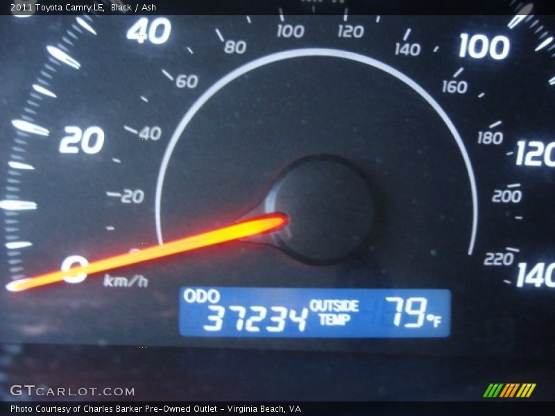 Black / Ash 2011 Toyota Camry LE