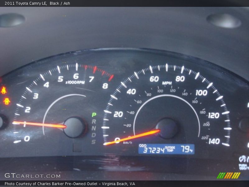 Black / Ash 2011 Toyota Camry LE