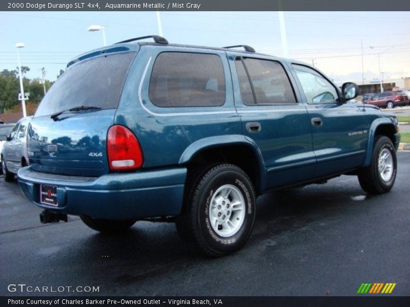 Aquamarine Metallic / Mist Gray 2000 Dodge Durango SLT 4x4