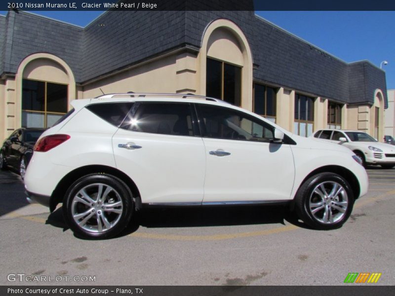 Glacier White Pearl / Beige 2010 Nissan Murano LE