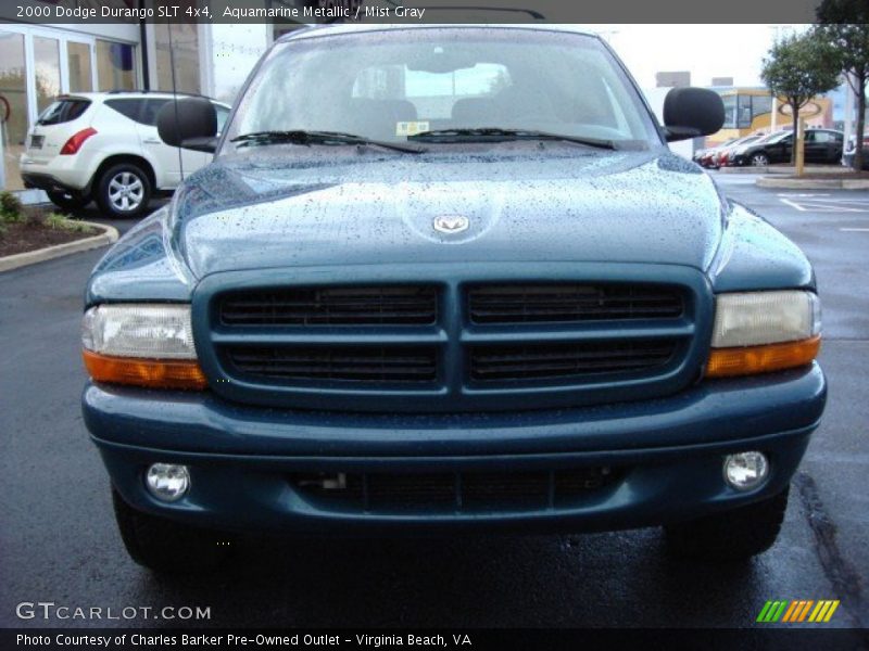 Aquamarine Metallic / Mist Gray 2000 Dodge Durango SLT 4x4