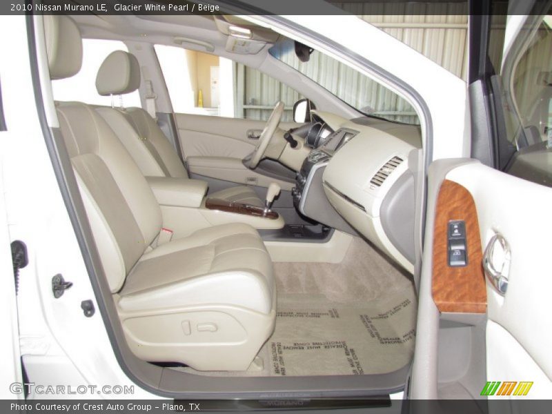 Glacier White Pearl / Beige 2010 Nissan Murano LE