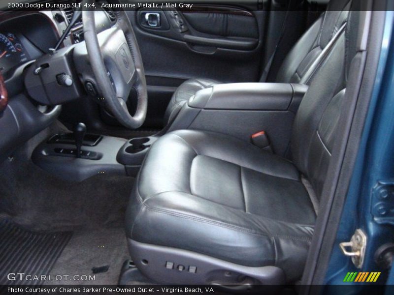 Aquamarine Metallic / Mist Gray 2000 Dodge Durango SLT 4x4