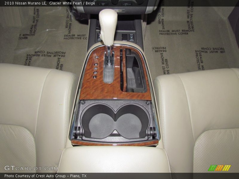  2010 Murano LE Xtronic CVT Automatic Shifter