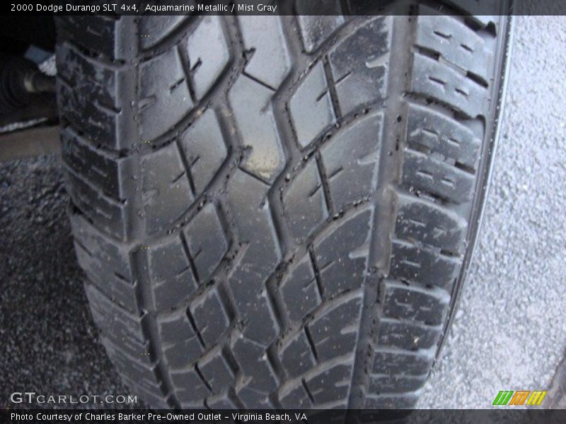 Aquamarine Metallic / Mist Gray 2000 Dodge Durango SLT 4x4