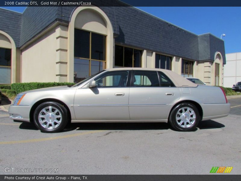 Gold Mist / Cashmere/Cocoa 2008 Cadillac DTS
