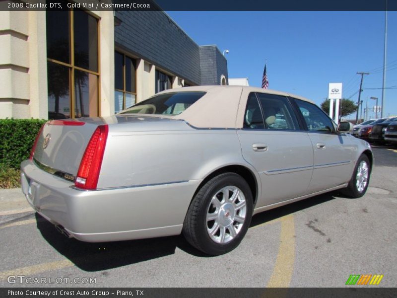 Gold Mist / Cashmere/Cocoa 2008 Cadillac DTS