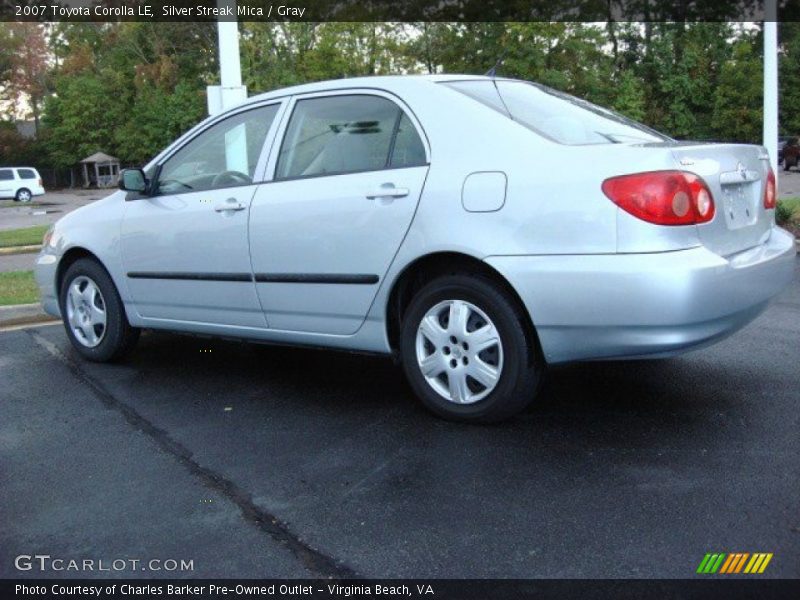 Silver Streak Mica / Gray 2007 Toyota Corolla LE