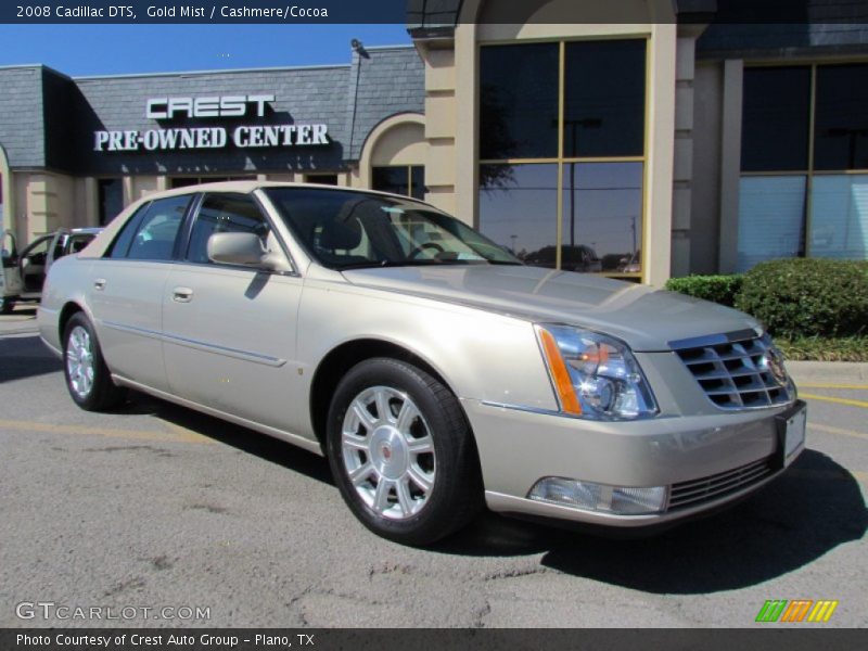 Gold Mist / Cashmere/Cocoa 2008 Cadillac DTS