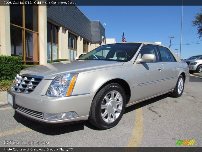 Gold Mist / Cashmere/Cocoa 2008 Cadillac DTS