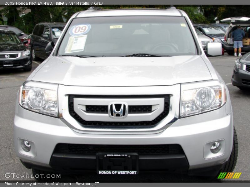 Billet Silver Metallic / Gray 2009 Honda Pilot EX 4WD