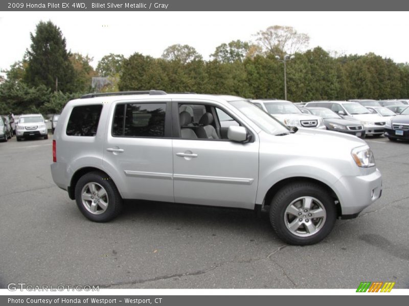 Billet Silver Metallic / Gray 2009 Honda Pilot EX 4WD